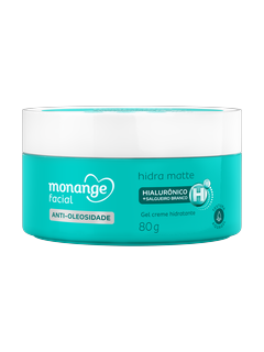 MONANGE FACIAL HIDRATANTE ANTIOLEOSIDADE 80G